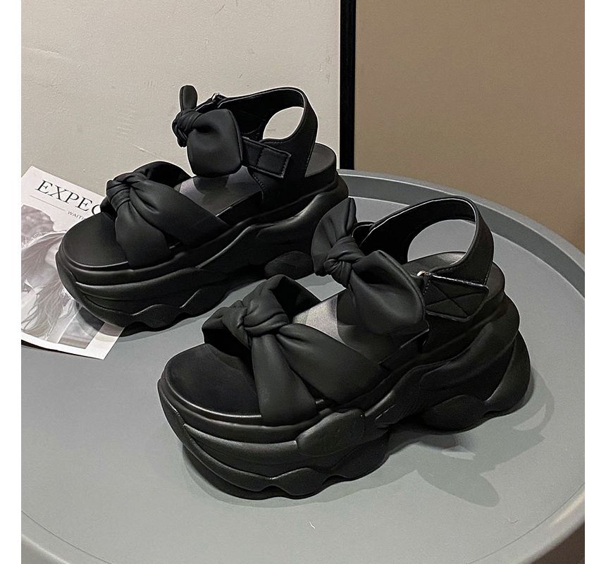 Sandals Platform Bow