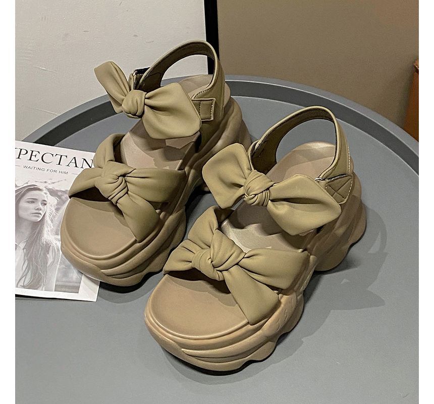 Sandals Platform Bow