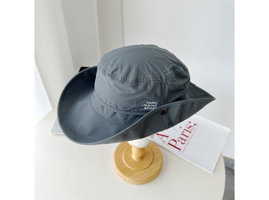 Sun Hat Lettering Embroidered