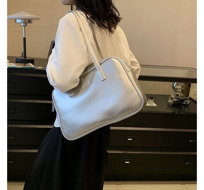 Bag Plain Carryall Faux Leather