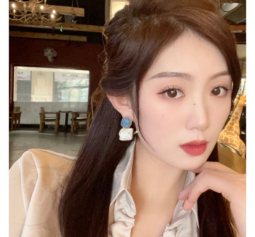 Dangle Earring Resin Alloy