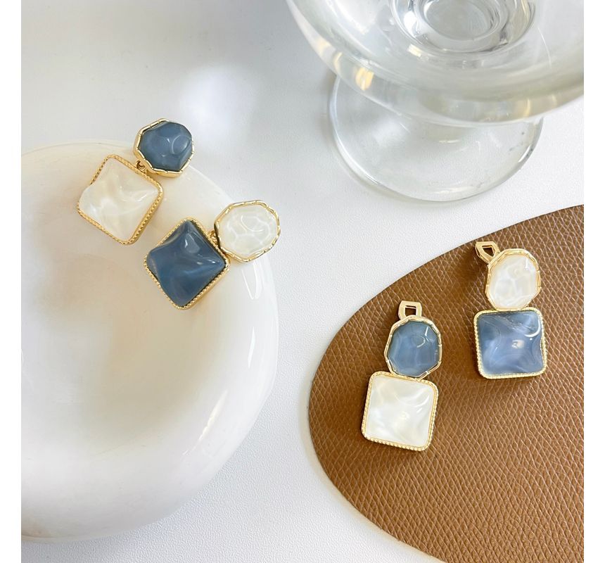 Dangle Earring Resin Alloy