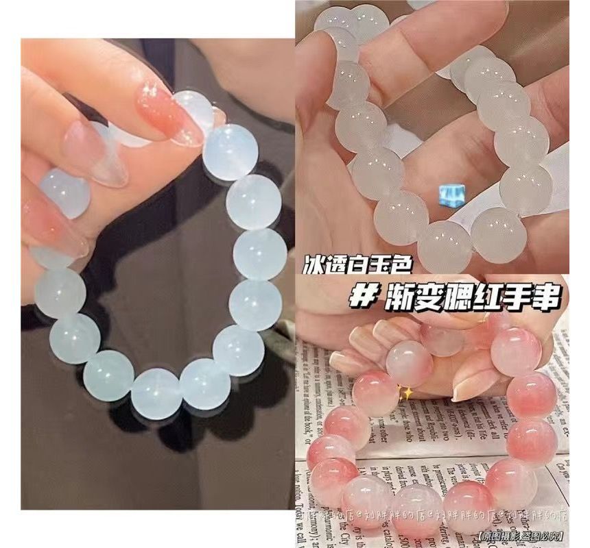 Faux Bead Bracelet Gemstone