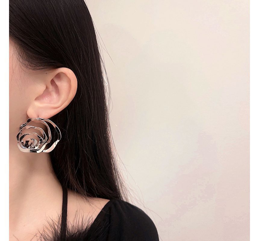 Alloy Earring Rose