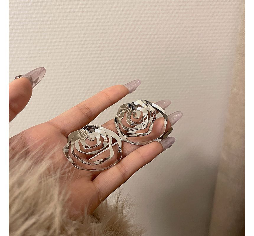 Alloy Earring Rose