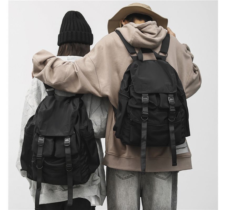 Lightweight Buckled Backpack