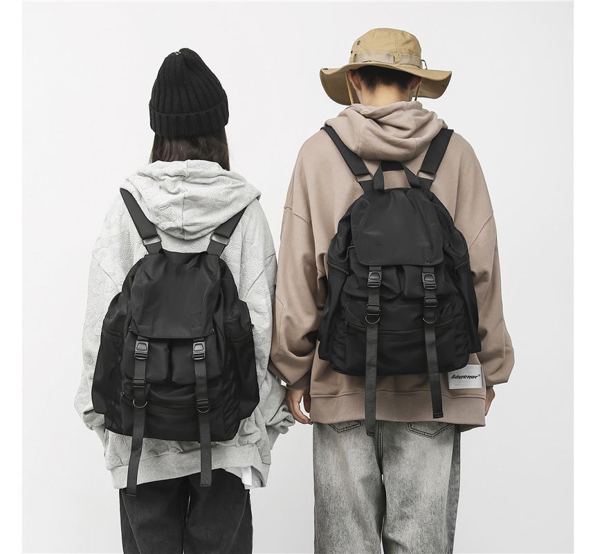 Lightweight Buckled Backpack