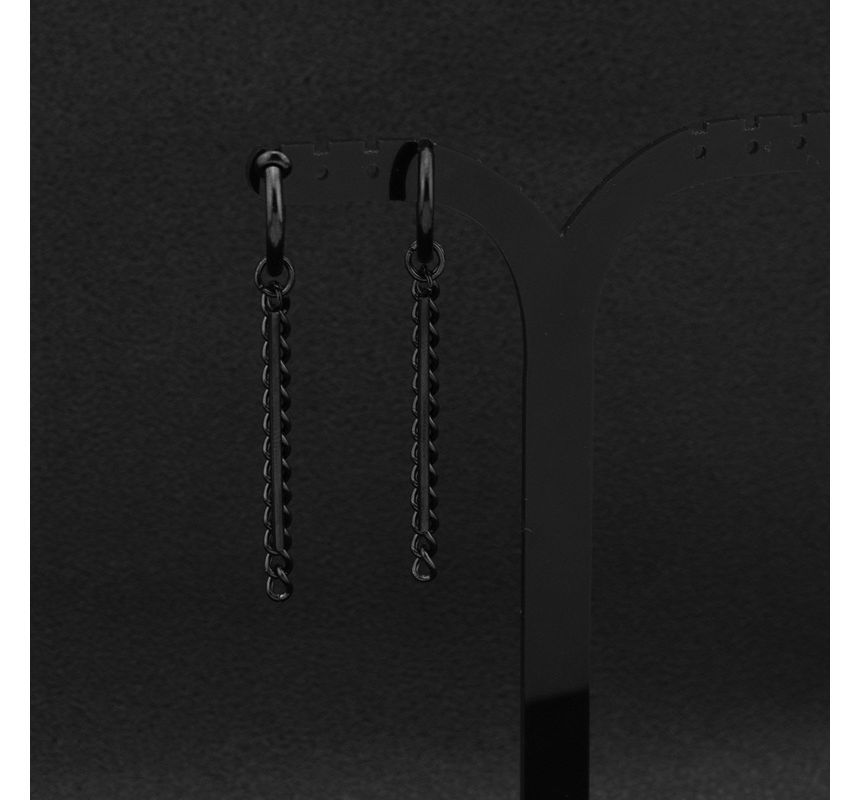 Stainless Steel Fringed Earring
