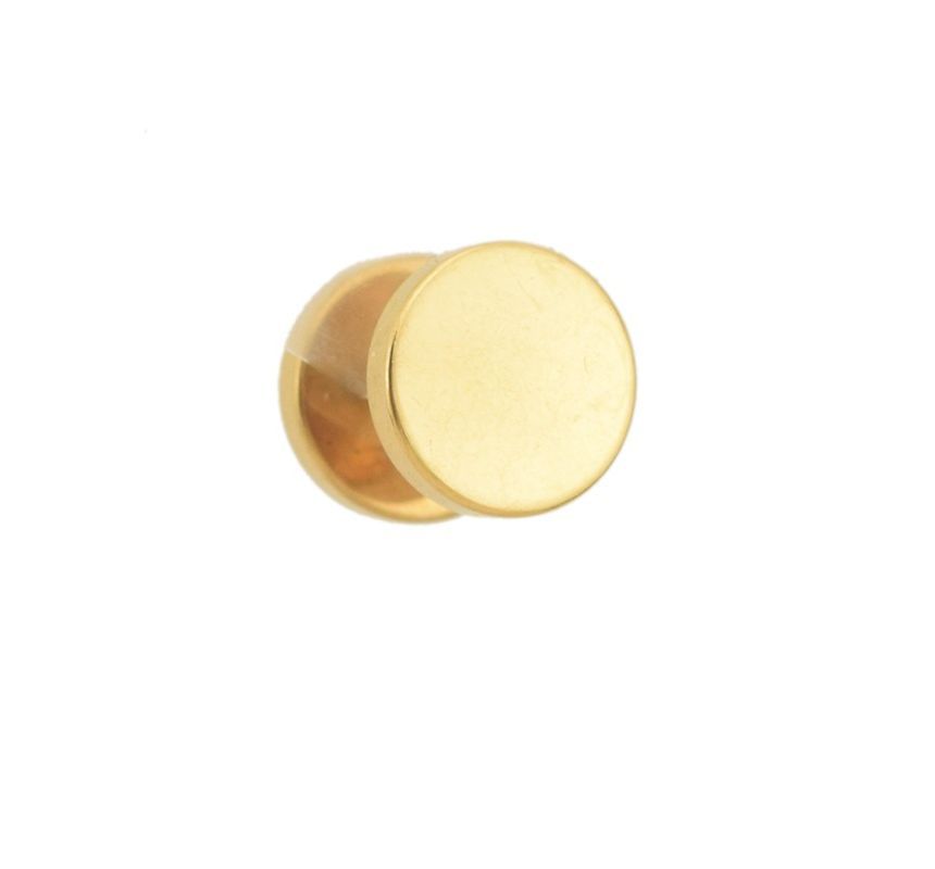 Disc Stainless Steel Through & Through Earring (various designs)