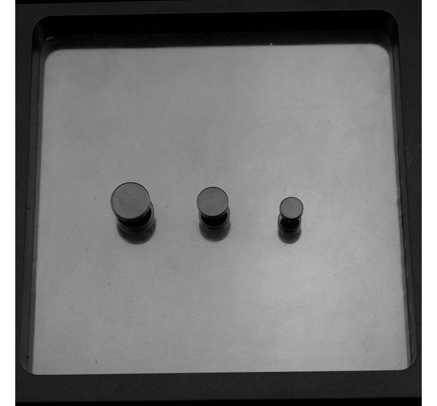 Disc Stainless Steel Through & Through Earring (various designs)