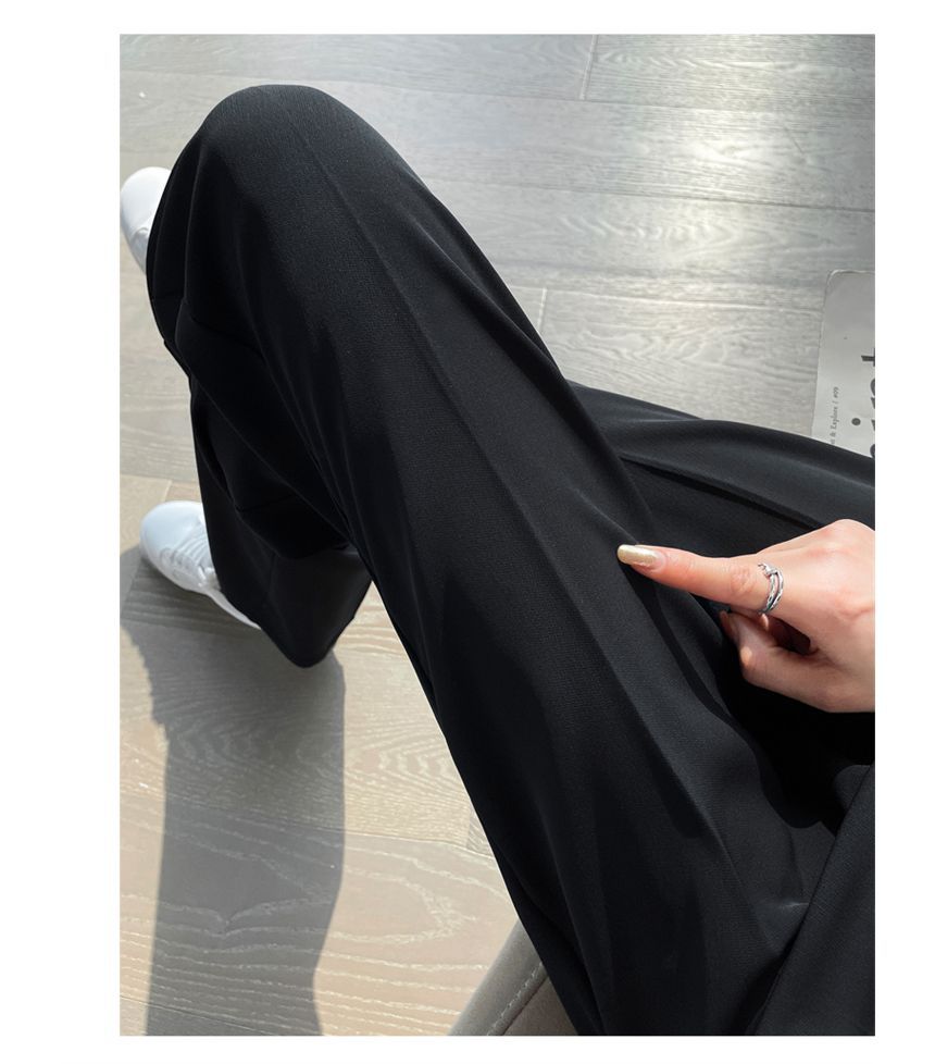 Designs) Pants High Flared (Various Rise Plain