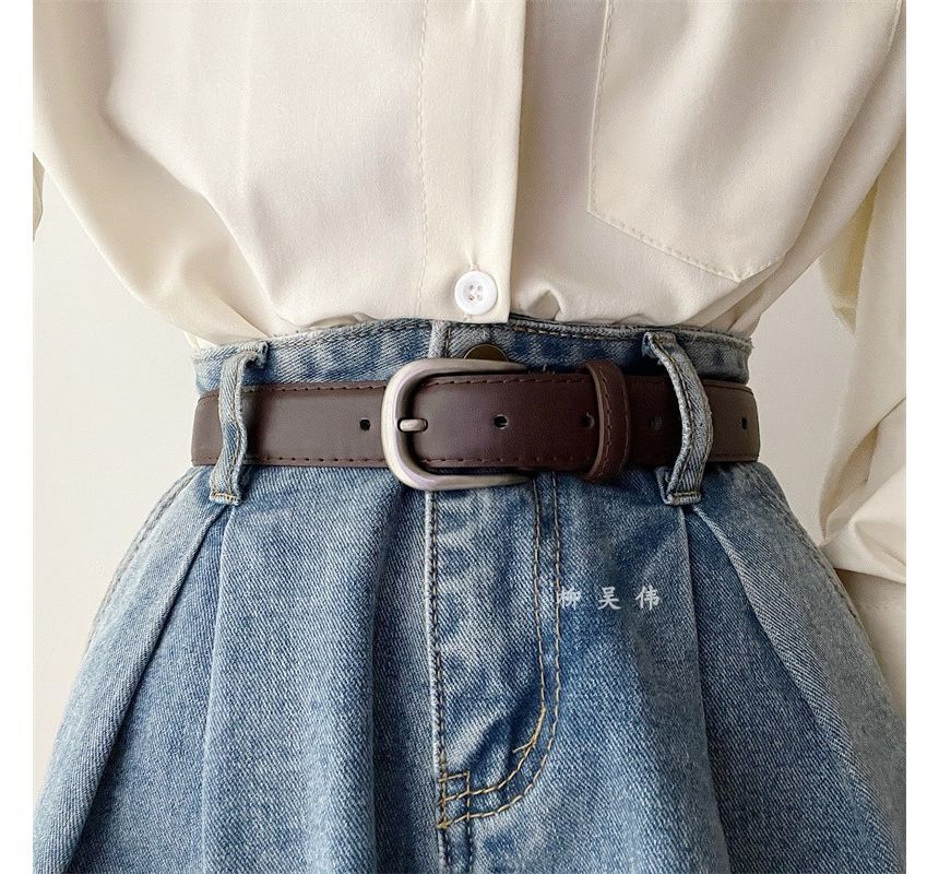 Faux Leather Belt / Set