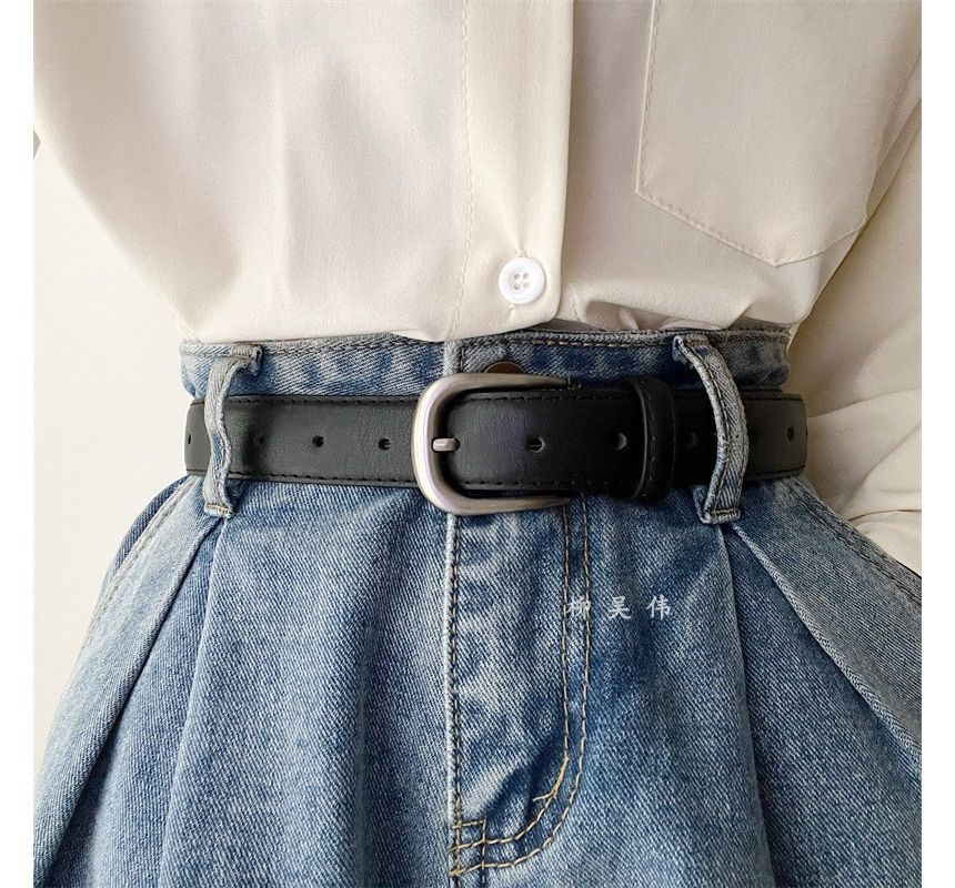Faux Leather Belt / Set