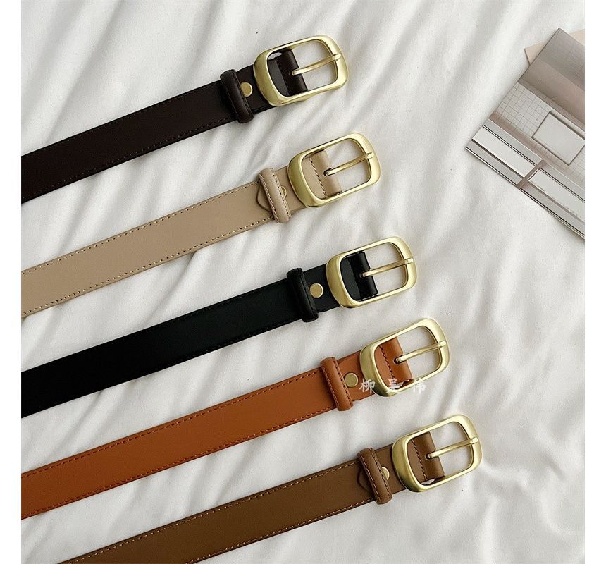Faux Leather Belt