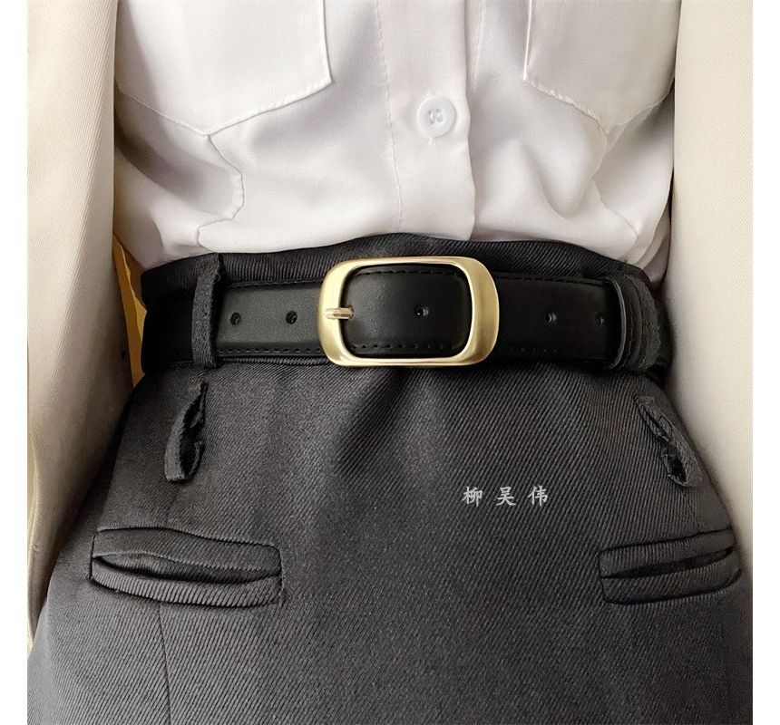 Faux Leather Belt