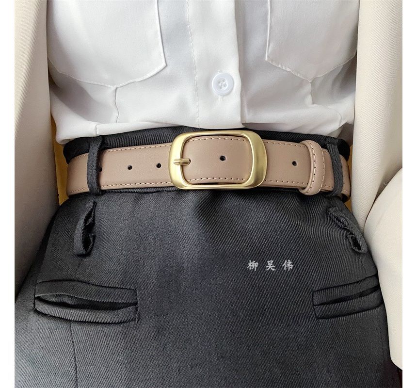 Faux Leather Belt