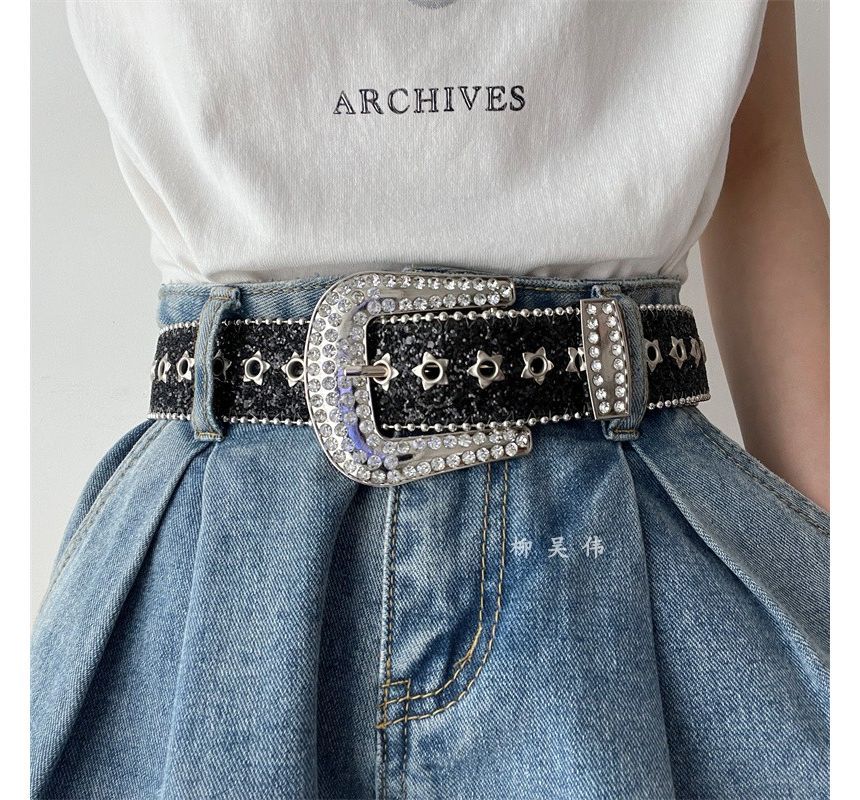 Faux Leather Belt