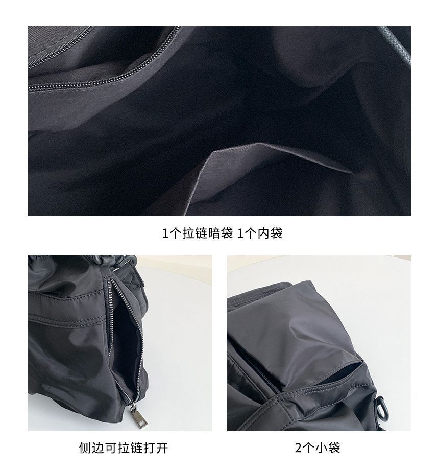Drawstring Nylon Bag Multi-Pocket Bucket