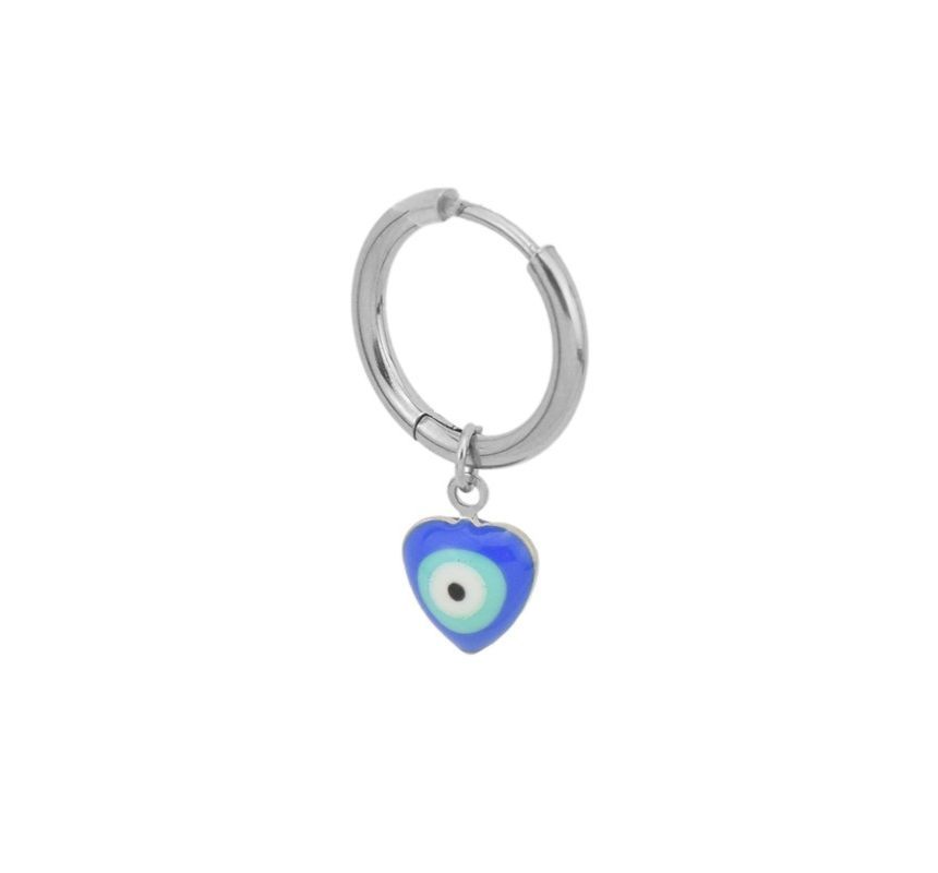 Evil Eye Stainless Steel Dangle Earring (various designs)