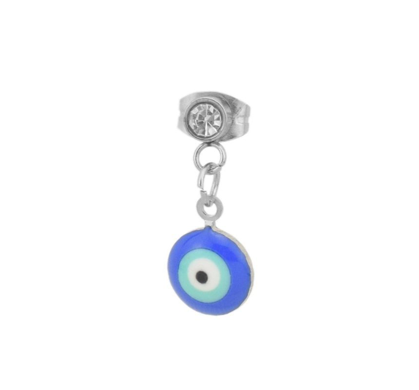 Evil Eye Stainless Steel Dangle Earring (various designs)