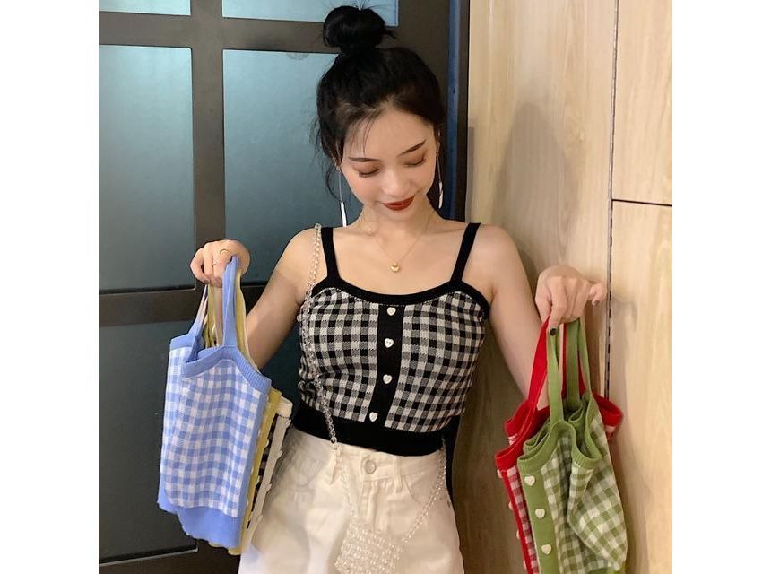 Cami Plaid Top