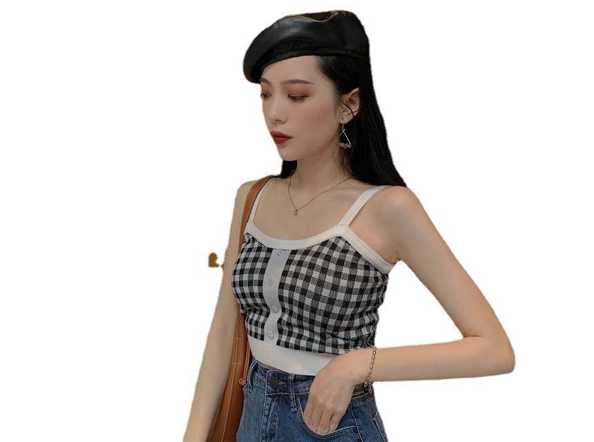 Cami Plaid Top