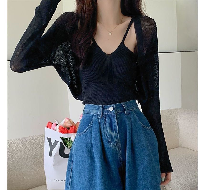 Bolero Plain Cardigan