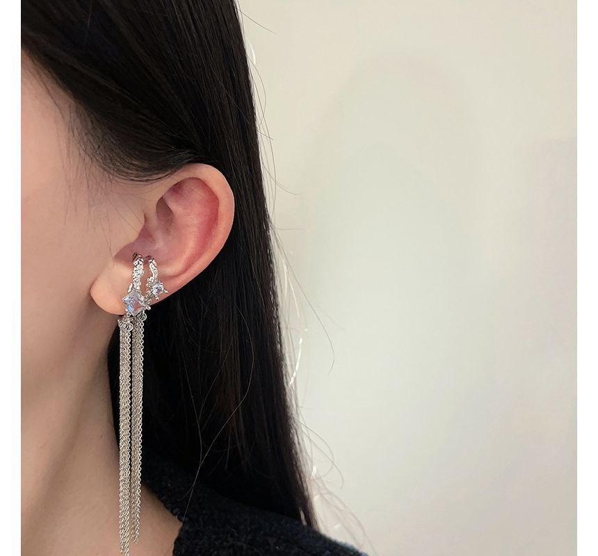 Cuff Fringed Earring Alloy