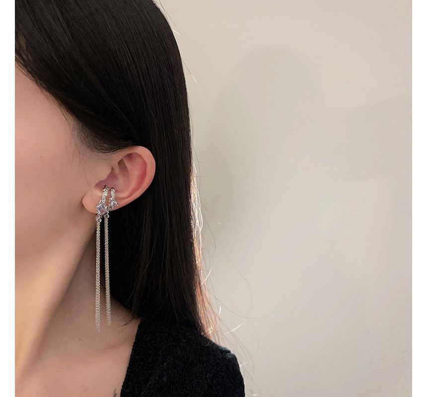 Cuff Fringed Earring Alloy