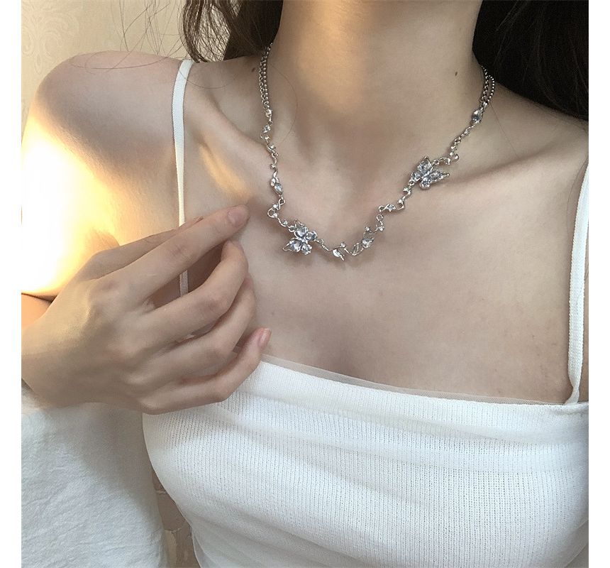 Choker Butterfly Alloy