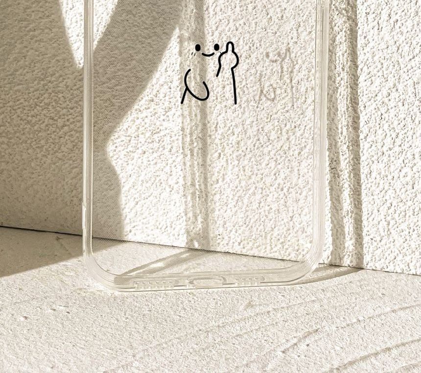 Cartoon Phone Case Transparent