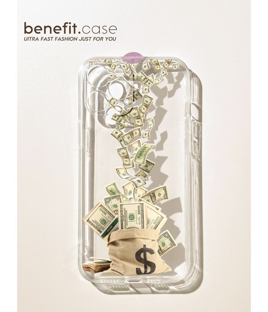 Money Phone Case Transparent Bag