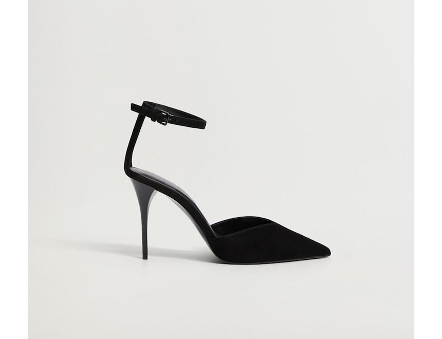 Pointed Plain High-Heel D'Orsay Pumps