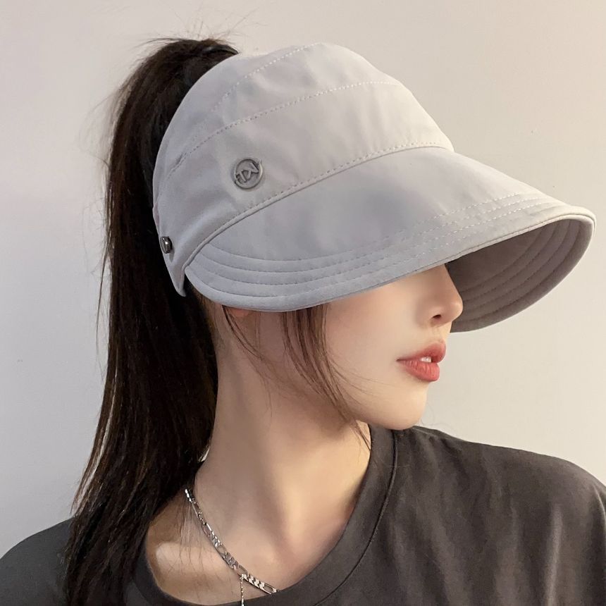 Sun Open Hat Top Lettering