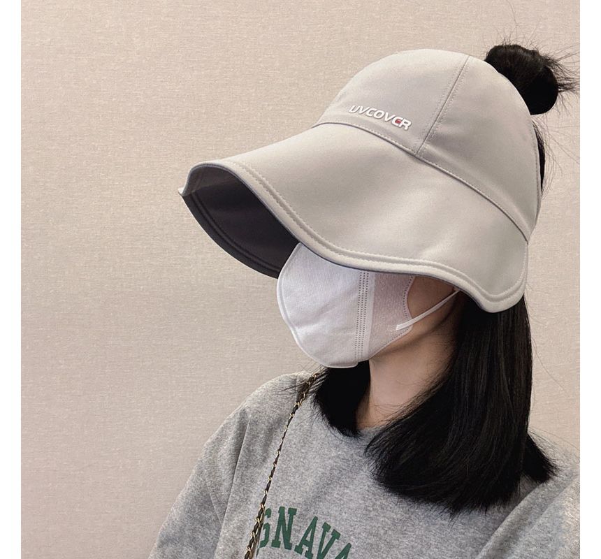 Top Lettering Sun Open Hat