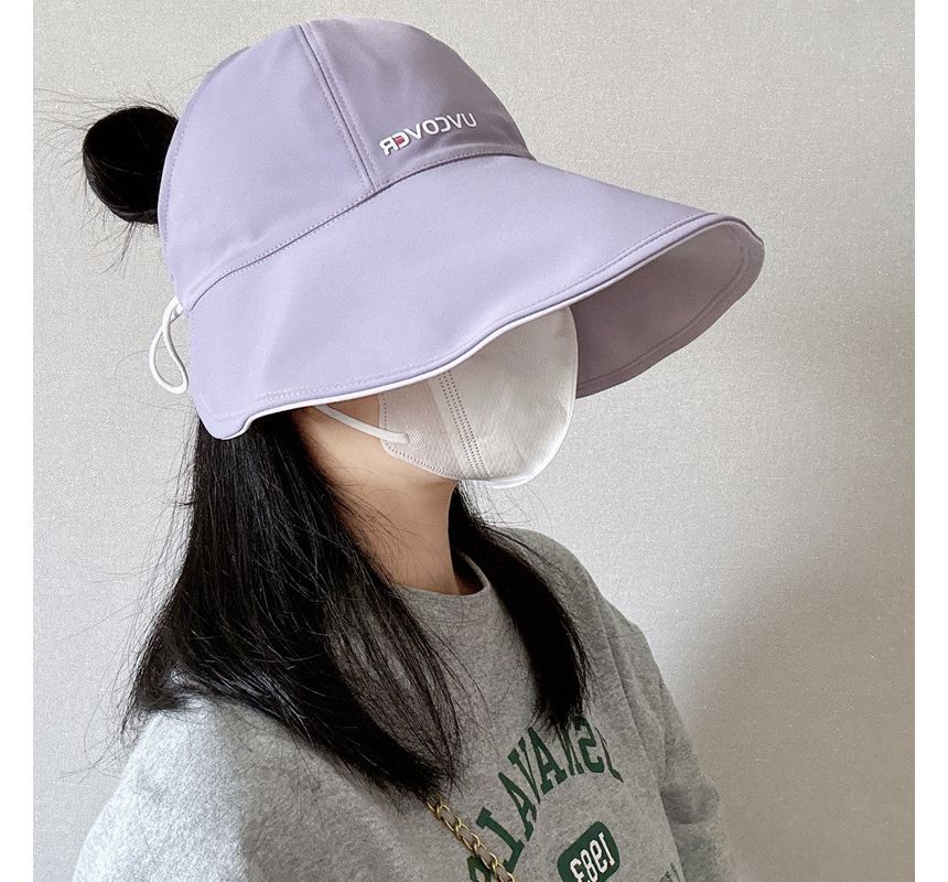 Top Lettering Sun Open Hat