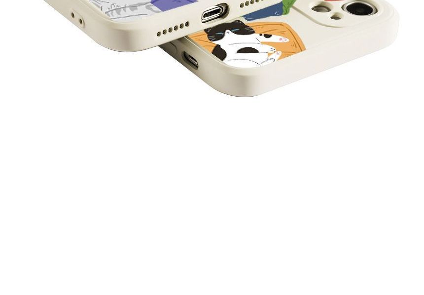 Case Sleeping Cat Print Phone