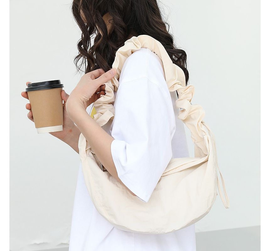 Nylon Hobo Drawstring Plain Bag