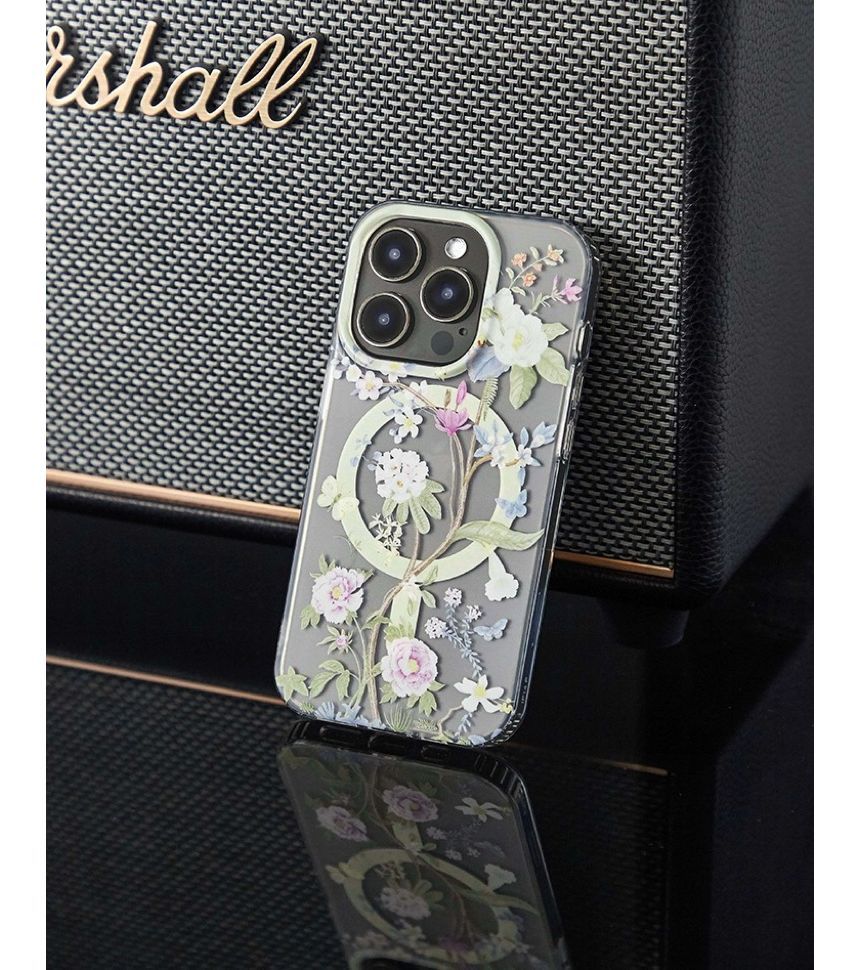 Phone MagSafe Floral Case