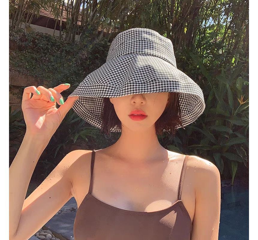 Hat Houndstooth Bucket