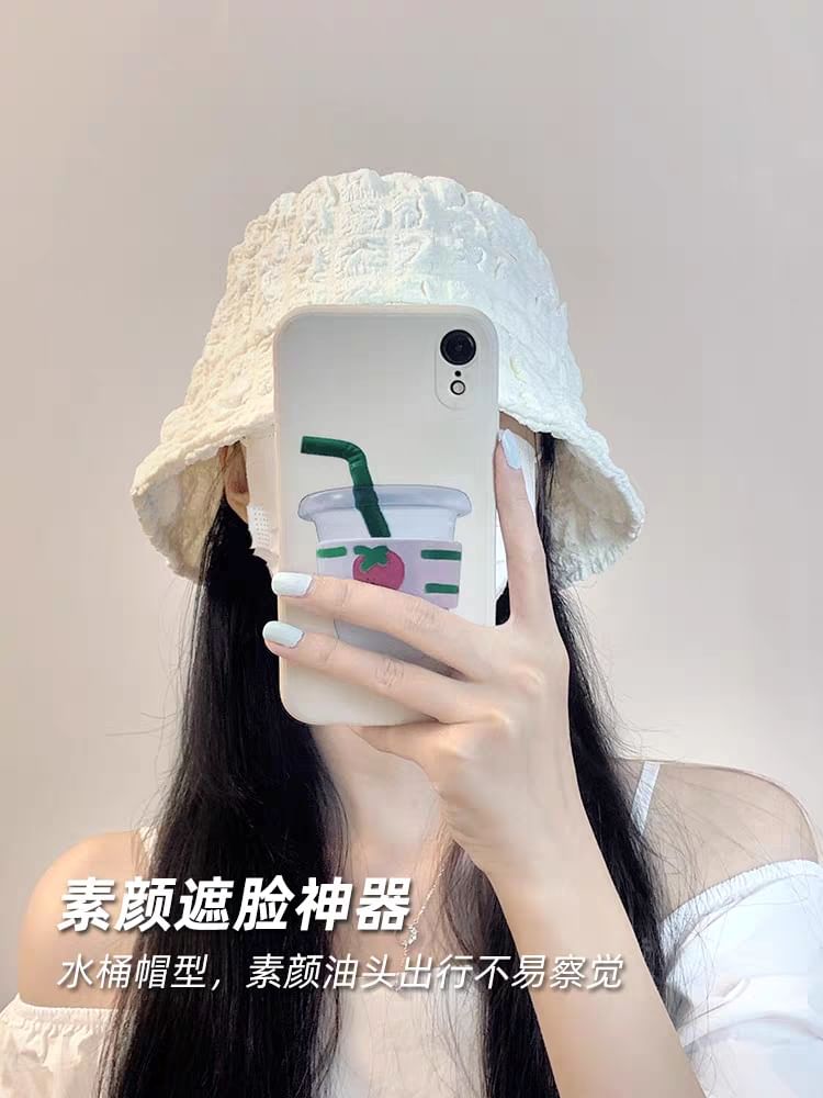 Puffed Hat Bucket Plain