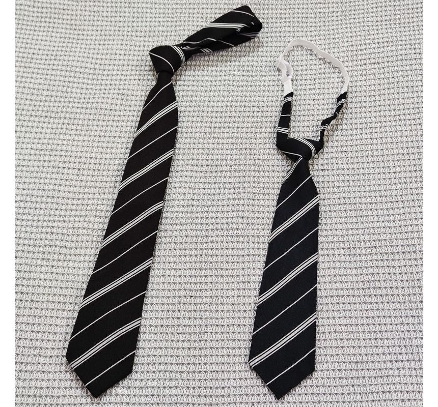 Striped Neck Tie / Pre Tied Neck Tie