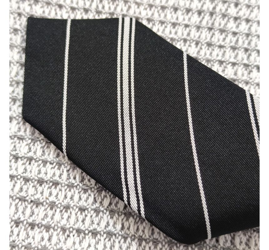 Striped Neck Tie / Pre Tied Neck Tie
