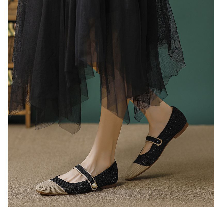 Jane Mary Shoes Toe Cap