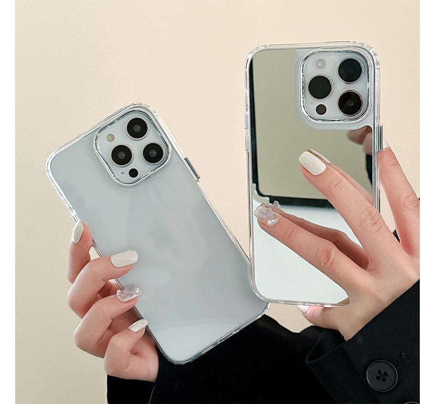 Phone Transparent Mirrored Case /