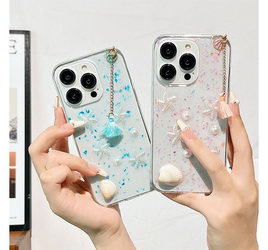 Phone Transparent Starfish Case Shell