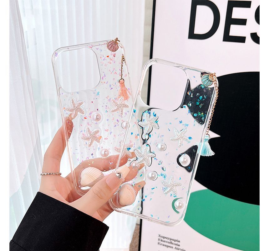 Phone Transparent Starfish Case Shell