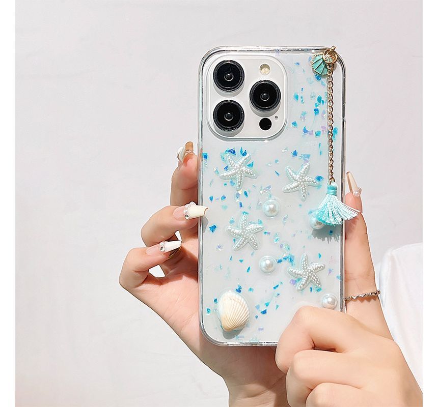 Phone Transparent Starfish Case Shell
