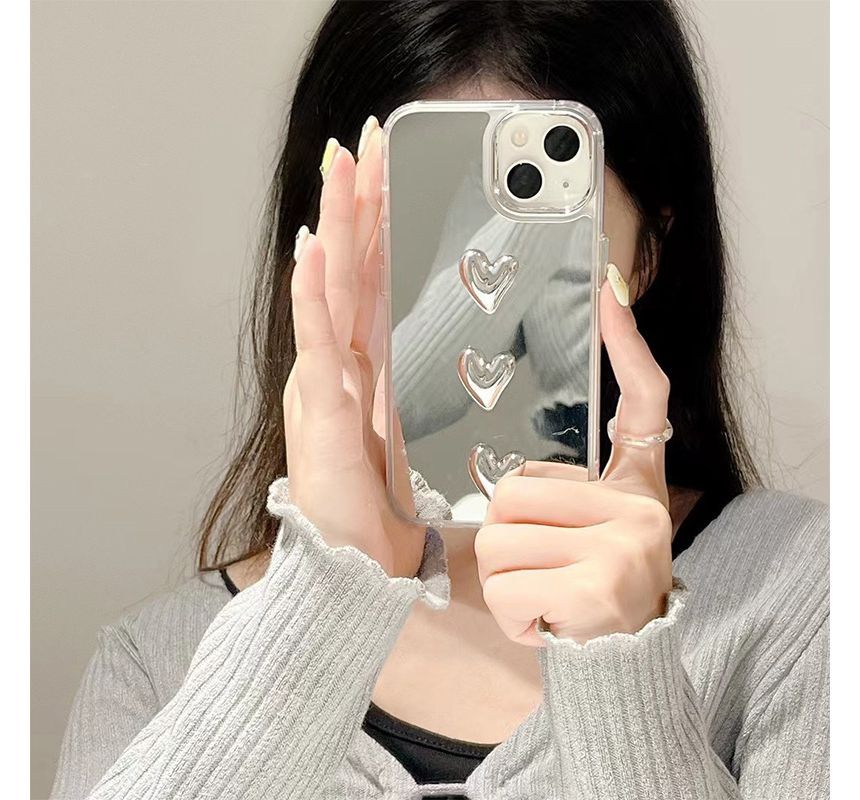 Mirrored Phone Heart Case