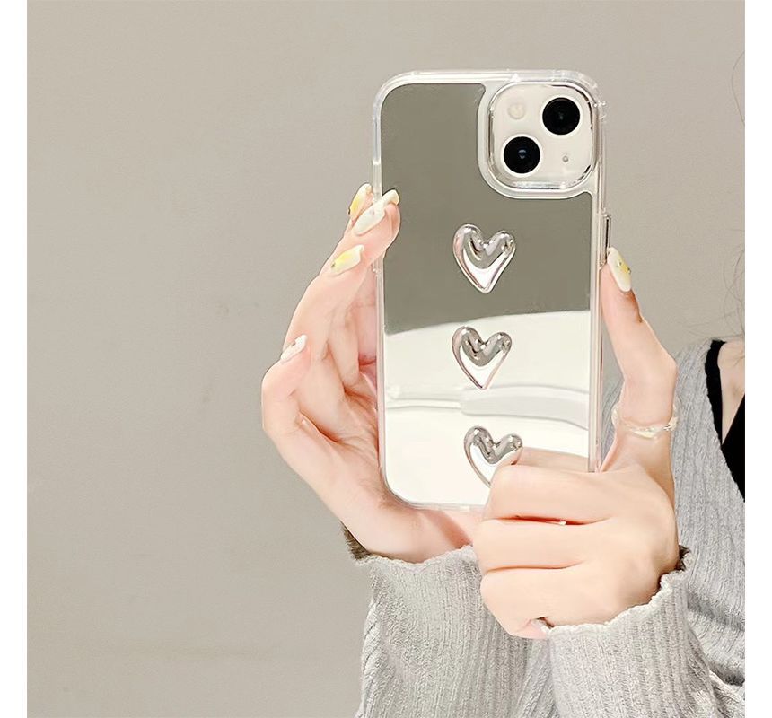 Mirrored Phone Heart Case